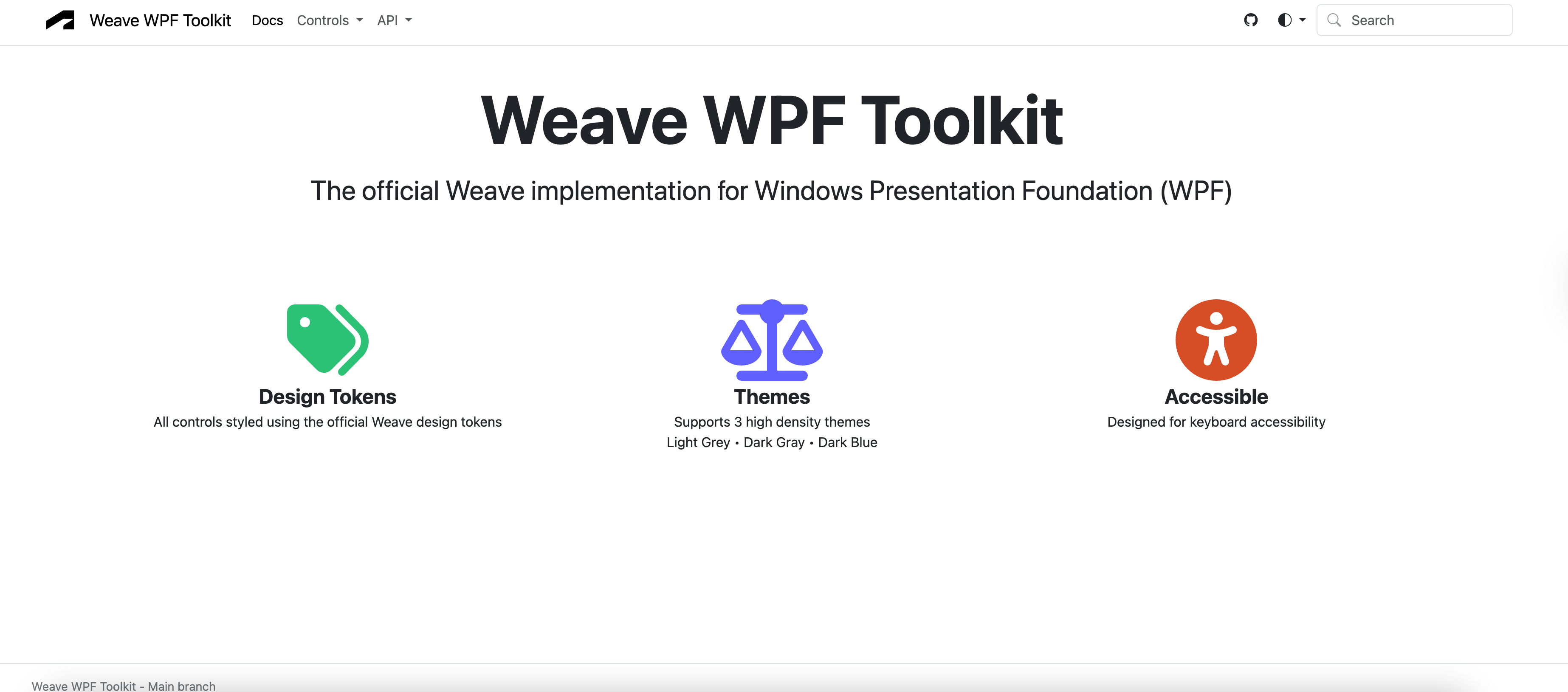 Revit Weave WPF Toolkit — design artifact